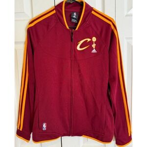 NEW Adidas Cavaliers NBA On-Court Track Jacket Full Zip Women's Sz Medium 5708W